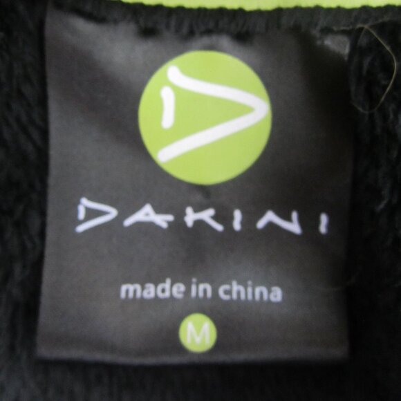 DAKINI Women M Black Mock Neck LS Full Zip Fleece Jacket Soft Pockets Comfy - Picture 6 of 10